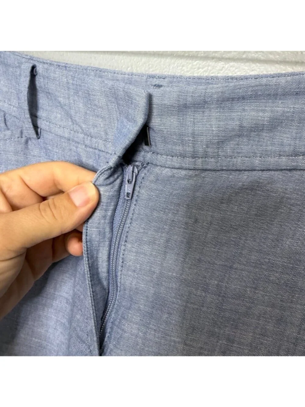 TALBOTS chambray perfect shorts size 6